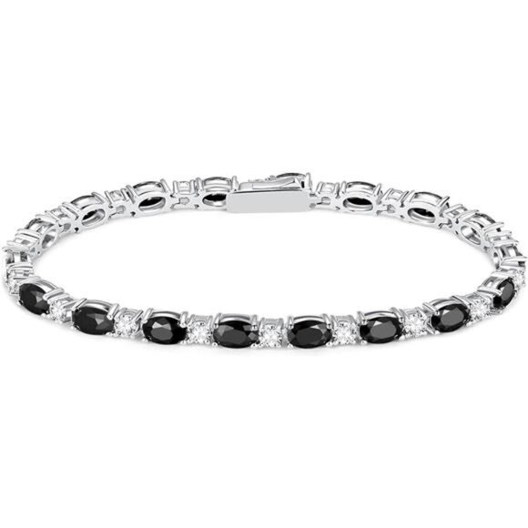 Sterling Silver Tennis Bracelets Charm Fine Jewelry